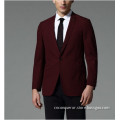 Slim Fit Men's Red Wool Business Suit